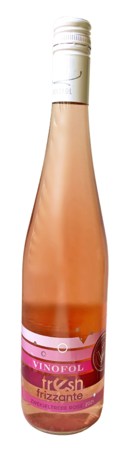Wino różowe musujące wino perliste